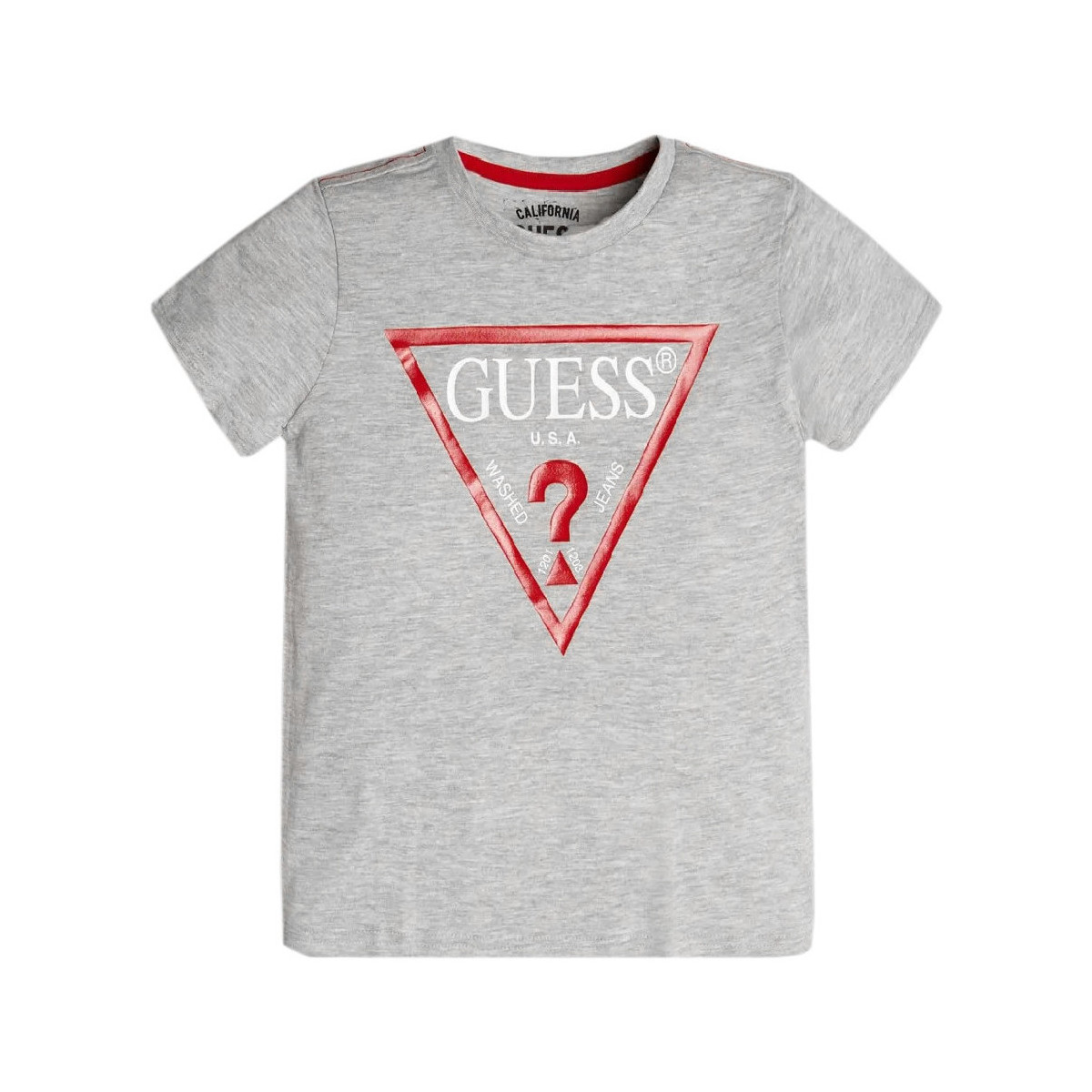 Textiel Jongens T-shirts & Polo’s Guess  Grijs