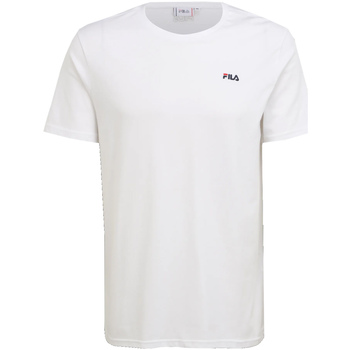 Textiel Heren T-shirts korte mouwen Fila 689111 Wit