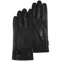 Accessoires Dames Handschoenen Isotoner gants femme cuir noir 68655 Zwart