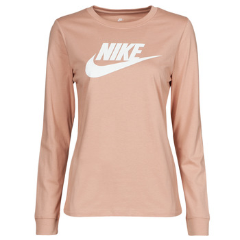 Textiel Dames T-shirts met lange mouwen Nike Long-Sleeve T-Shirt Roze / Whisper / Wit