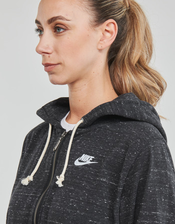 Nike Full-Zip Hoodie  zwart / Wit