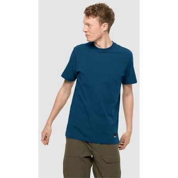 Textiel Heren T-shirts korte mouwen Jack Wolfskin T-shirt  365 Blauw