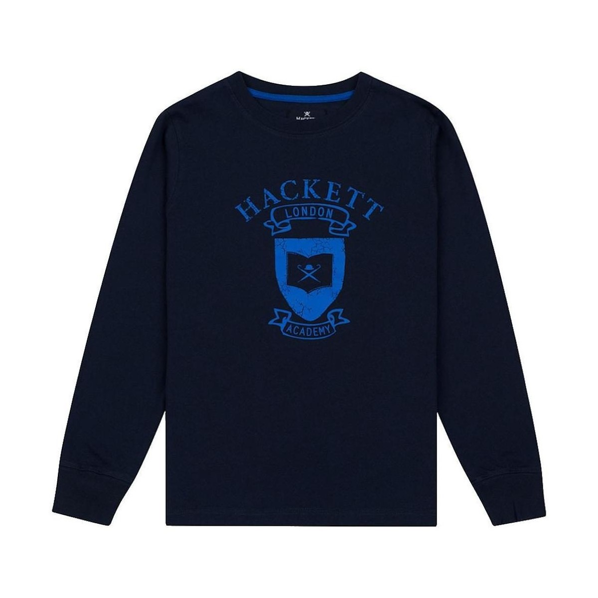 Textiel Jongens T-shirts korte mouwen Hackett  Blauw