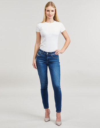 Textiel Dames Skinny Jeans Diesel 2017 SLANDY Blauw / Donker