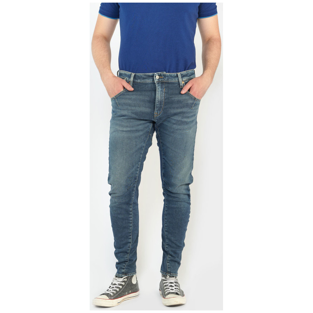 Textiel Heren Jeans Le Temps des Cerises Jeans tapered 900/3GJO, lengte 34 Blauw