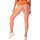 Textiel Dames Broeken / Pantalons Asics Cropped Logo Seamless Tight Orange