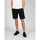 Textiel Heren Korte broeken / Bermuda's Les Hommes LKJ501 756A | Short Sweatpants in Mercerized Cotton Zwart