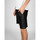 Textiel Heren Korte broeken / Bermuda's Les Hommes LKJ501 756A | Short Sweatpants in Mercerized Cotton Zwart