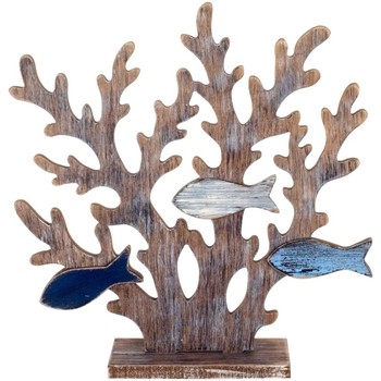 Wonen Beeldjes Signes Grimalt Coral Ornament Met Vis Azul