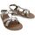Schoenen Kinderen Sandalen / Open schoenen Cheiw Baby 47245 - Laminado Silver Zilver