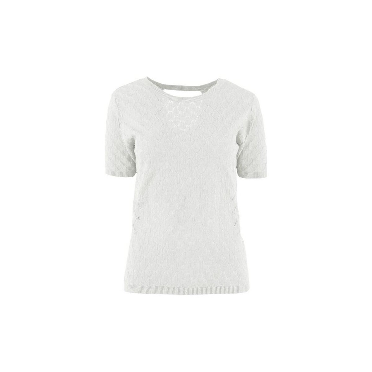 Textiel Dames Tops / Blousjes Vila Kastana Top - White Alyssum Wit
