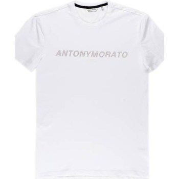 Textiel Heren T-shirts korte mouwen Antony Morato MMKS019311000 Wit