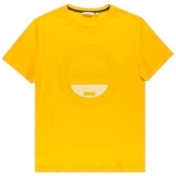Textiel Heren T-shirts korte mouwen Antony Morato Tshirt Męski Super Slim Fit Gold Geel
