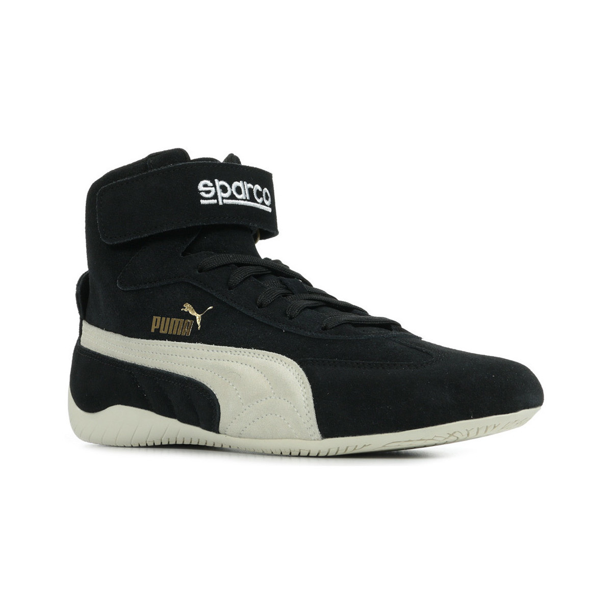 Schoenen Sneakers Puma Speedcat Mid Sparco Zwart