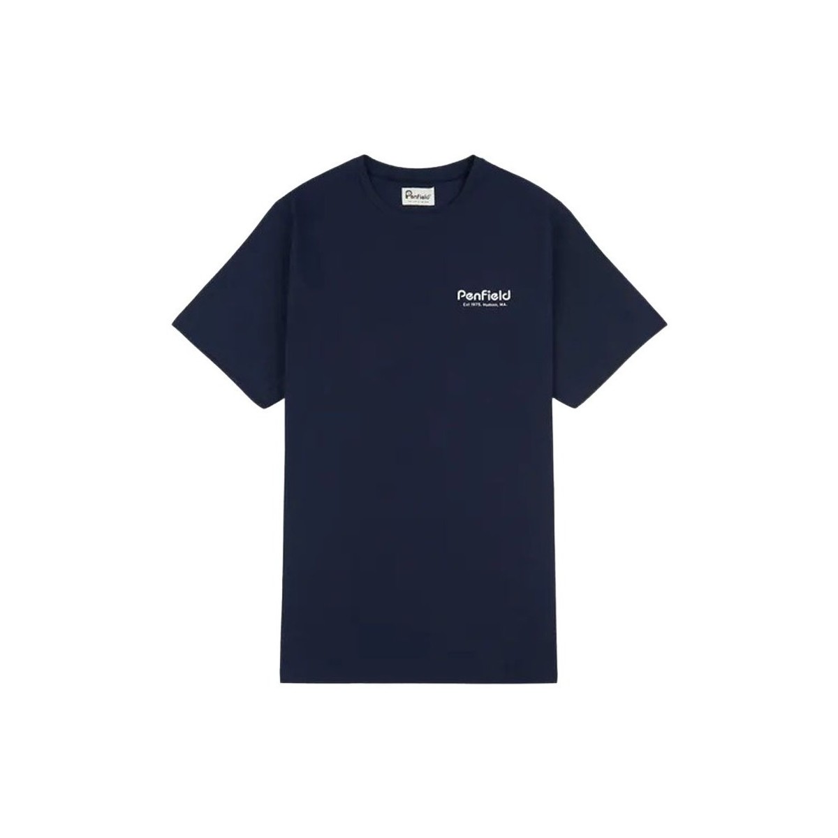 Textiel Heren T-shirts korte mouwen Penfield T-shirt  Hudson Script Blauw