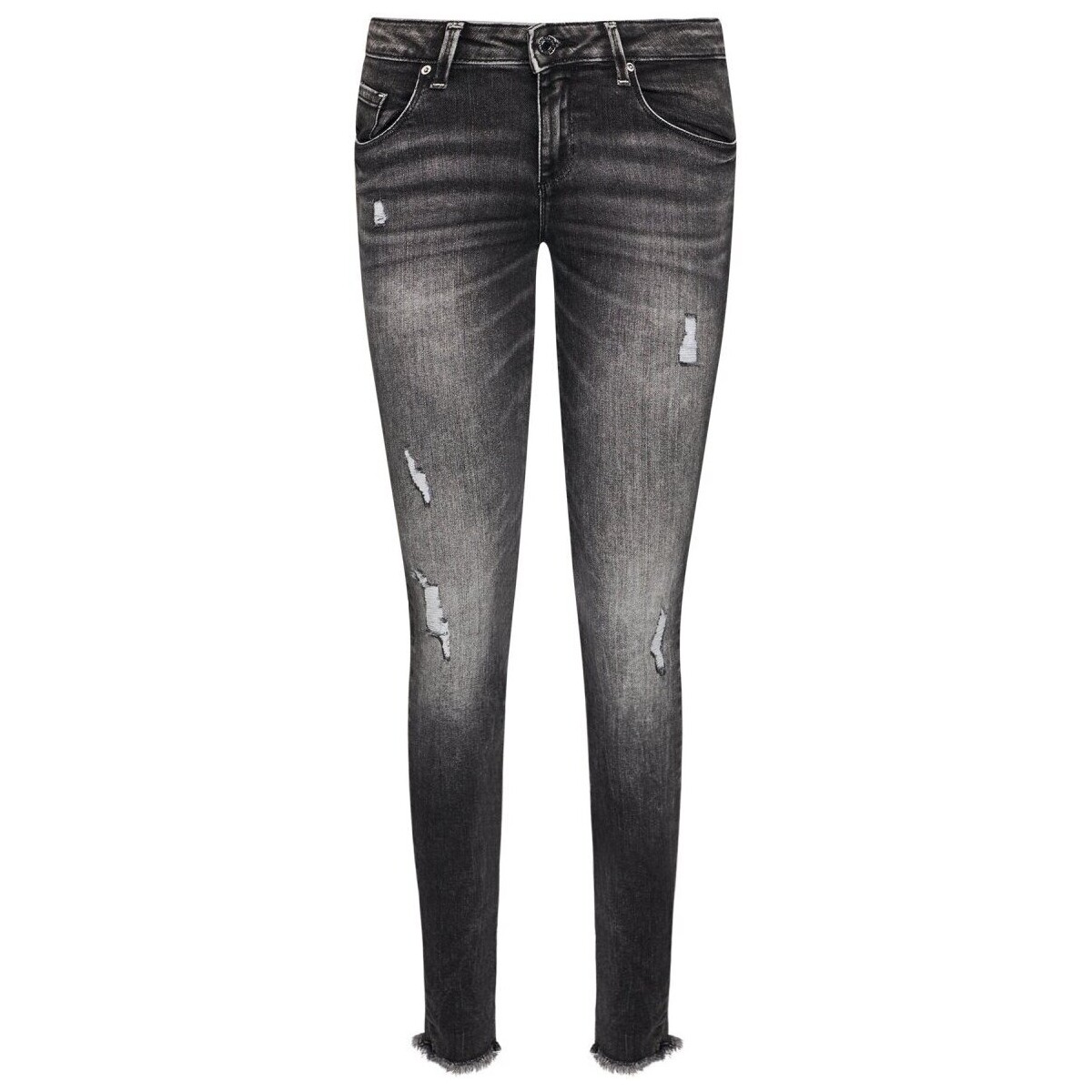 Textiel Dames Skinny jeans Guess W0BA99 D466B Grijs