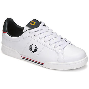 Schoenen Heren Lage sneakers Fred Perry B722 LEATHER Wit