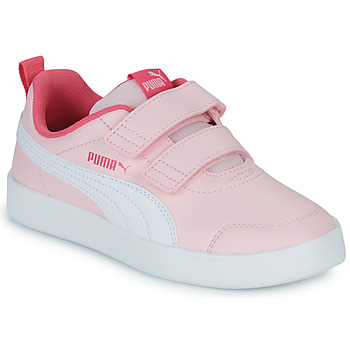 Schoenen Meisjes Lage sneakers Puma Courtflex v2 V Inf Roze