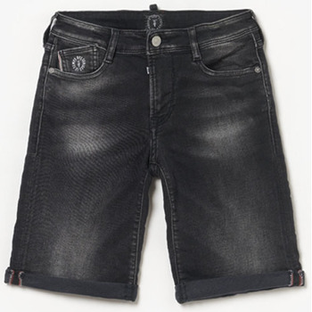 Textiel Jongens Korte broeken / Bermuda's Le Temps des Cerises Bermuda short van jeans JOGG Zwart
