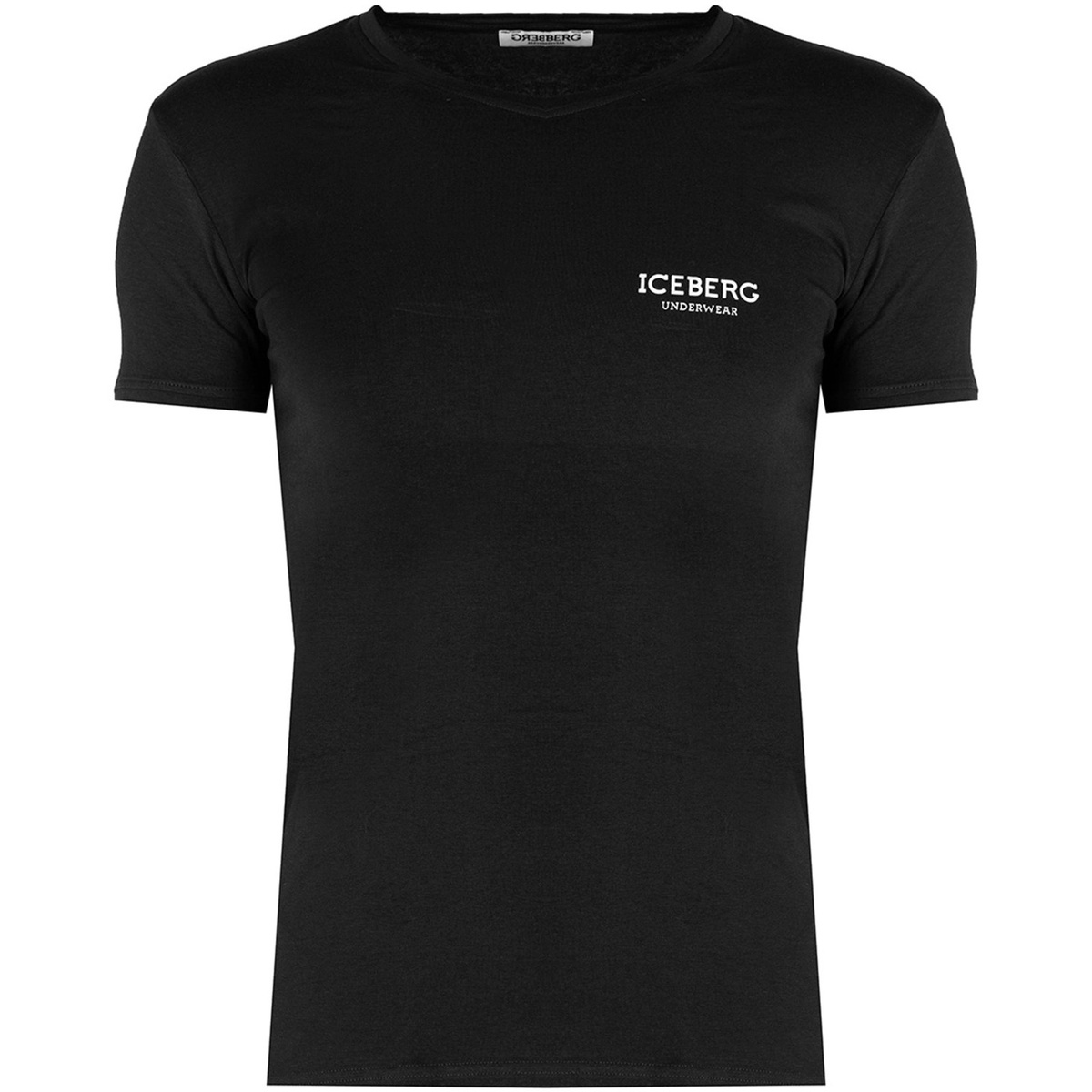 Textiel Heren T-shirts korte mouwen Iceberg ICE1UTS02 Zwart