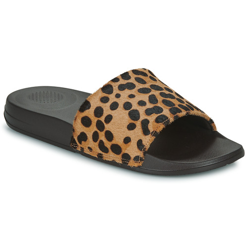 Schoenen Dames Slippers FitFlop IQUSHION Leopard / Zwart