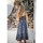 Textiel Dames Lange jurken Isla Bonita By Sigris Lange Midi-Jurk Blauw