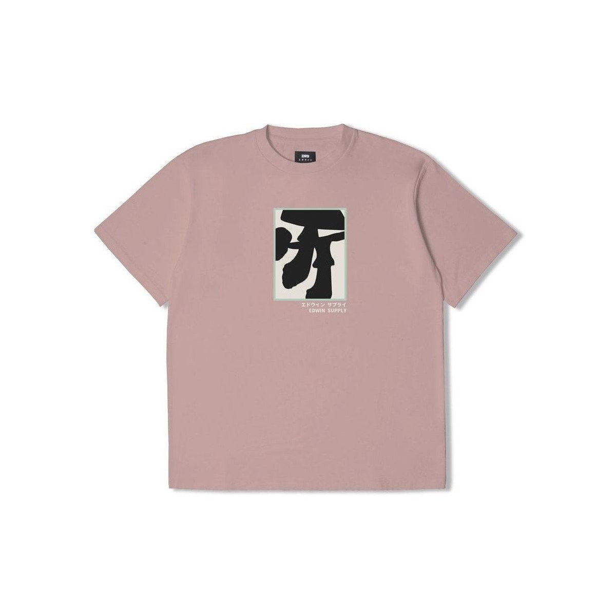 Textiel T-shirts korte mouwen Edwin T-shirt  Shrooms Roze