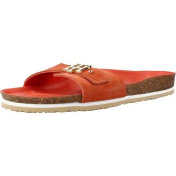 Schoenen Dames Sandalen / Open schoenen Tommy Hilfiger TH M0LDED FOOTBED FLAT S Orange