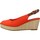 Schoenen Dames Sandalen / Open schoenen Tommy Hilfiger ICONIC ELBA SLING BACK W Orange