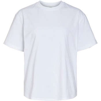 Textiel Dames Sweaters / Sweatshirts Object Fifi T-Shirt - Bright White Wit