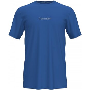 Textiel Heren T-shirts korte mouwen Calvin Klein Jeans 000NM2170E Blauw