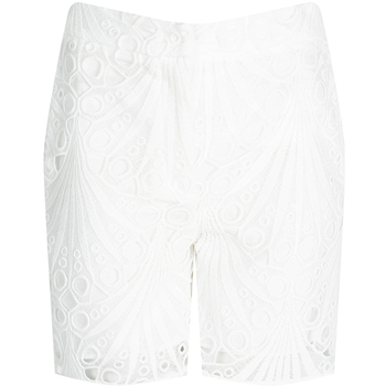 Textiel Dames Korte broeken / Bermuda's Pinko 1V10MZ Y7N1 | Adulare Shorts Wit