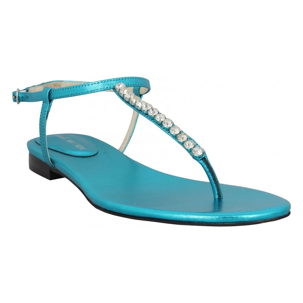 Schoenen Dames Sandalen / Open schoenen Atelier Mercadal Elisa Cuir Femme Azur Blauw