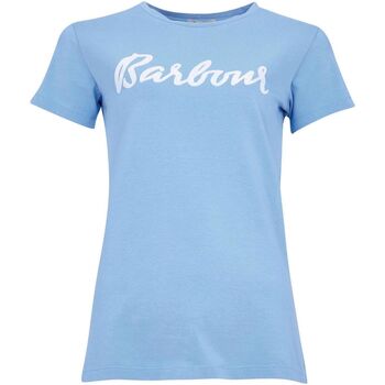 Textiel Dames T-shirts & Polo’s Barbour LTS0395 BL19 Blauw