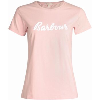 Textiel Dames T-shirts & Polo’s Barbour LTS0395 PI13 Roze