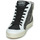 Schoenen Dames Hoge sneakers Meline NKC1151-A-6123 Zwart / Wit