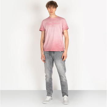 Textiel Heren T-shirts korte mouwen Pepe jeans PM504032 | West Sir Roze