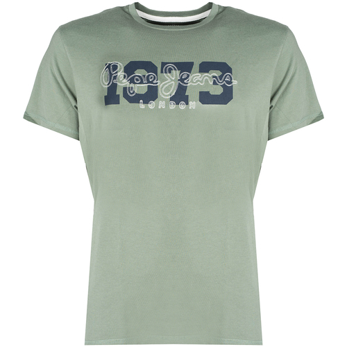 Textiel Heren T-shirts korte mouwen Pepe jeans PM507727 | Andres Groen
