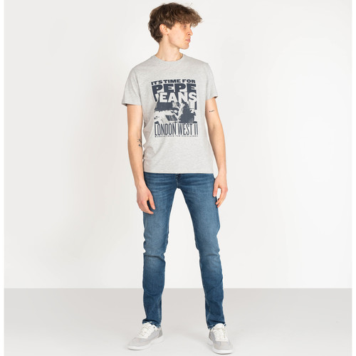 Textiel Heren 5 zakken broeken Pepe jeans PM205895DH74 | Hatch Regular Blauw