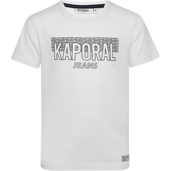 Textiel Meisjes T-shirts korte mouwen Kaporal 183618 Wit