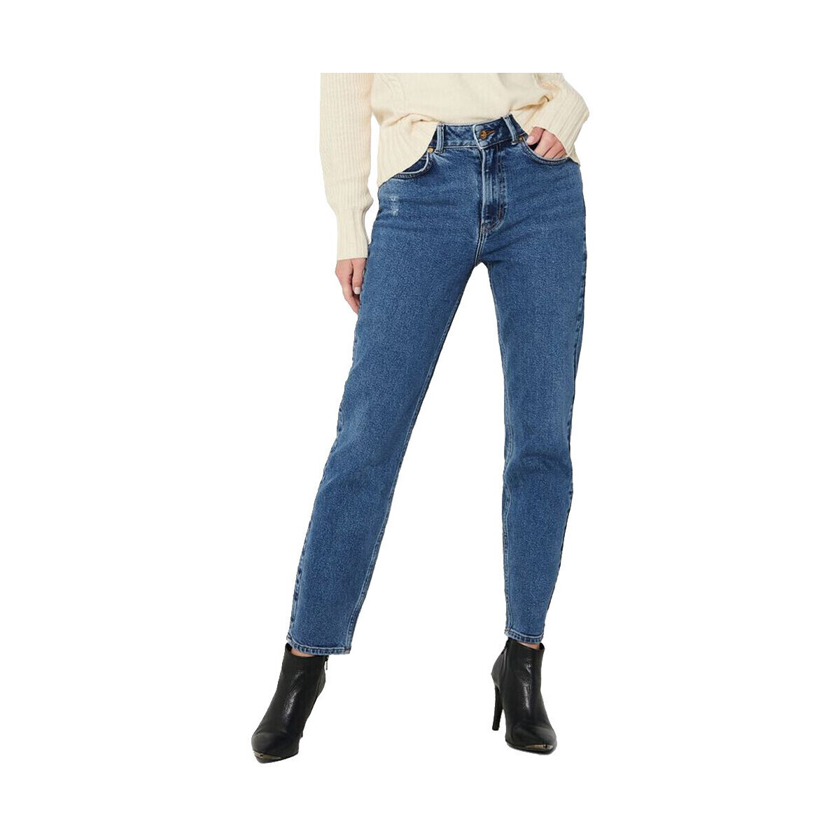 Textiel Dames Straight jeans JDY  Blauw