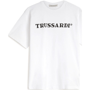 Textiel Heren T-shirts korte mouwen Trussardi 52T00589-1T005651 Wit
