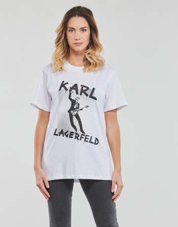 Karl Lagerfeld KARL ARCHIVE OVERSIZED T-SHIRT Wit