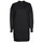 Textiel Dames Korte jurken Karl Lagerfeld FABRIC MIX SWEATDRESS Zwart
