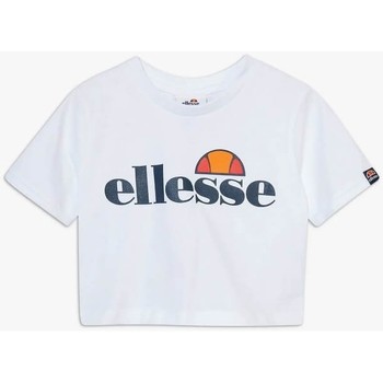 Textiel Meisjes T-shirts korte mouwen Ellesse CAMISETA MANGA CORTA NIA  S2E08596 Wit