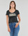 Textiel Dames T-shirts korte mouwen Pepe jeans SUSAN Zwart