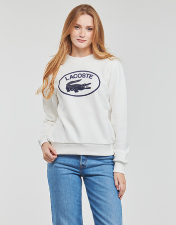 Textiel Dames Sweaters / Sweatshirts Lacoste SF0342 Wit