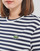 Textiel Dames T-shirts korte mouwen Lacoste TF2594 Marine / Wit