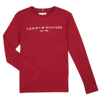 Textiel Meisjes T-shirts met lange mouwen Tommy Hilfiger KS0KS00202-XJS Bordeaux