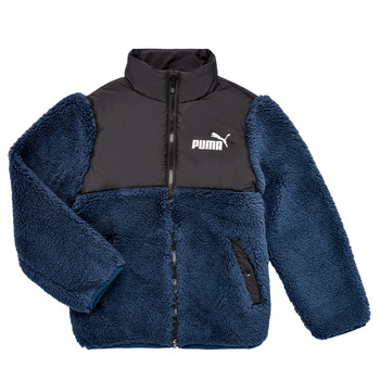 Textiel Jongens Wind jackets Puma SHERPA JACKET Blauw / Zwart